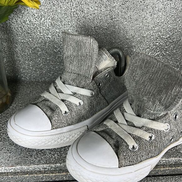 Converse Chuck Taylor All Star Maddie Double Tongue Sneakers Shoes Size 13 - Picture 7 of 10